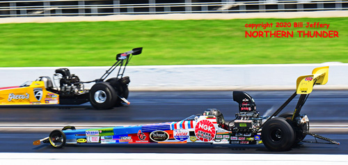 (near lane) Will Smith vs (far lane) Brandon Greco